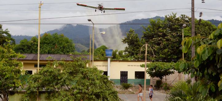 Brasil: Aprobada fumigación aéreas en las ciudades